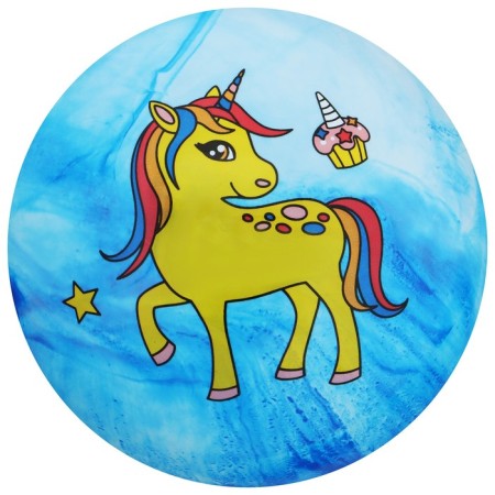 Children's ball "Unicorns", d = 22 cm, 60 g, color mix-3