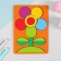 Puzzle "My Flower", dyed tree
