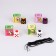 Antistress cube "Avocado", mix, in showbox