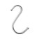 Hook, chromium color, d = 5 mm l = 8 cm