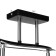 Chandelier 2773/2 E27 40W Black-chromium 40x20x15 cm Bayerlux