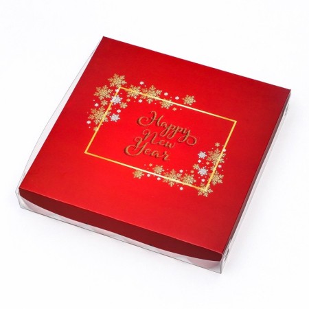 Box for cookies "Happy holiday", 21 x 21 x 3 cm-5