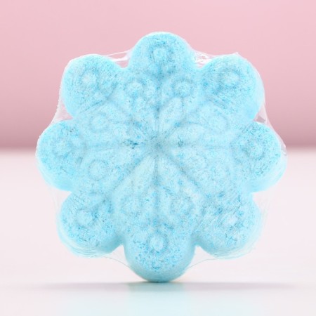 The bathtub bomb "Snowflake", 100 g, pure happiness-3