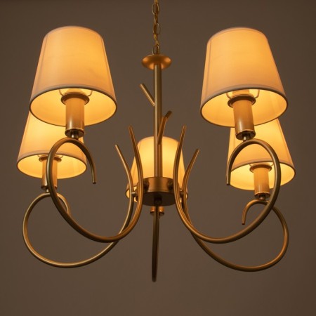 Narcissa chandelier 5he27 40t gold champagne 58x58x40 cm Bayerlux-3