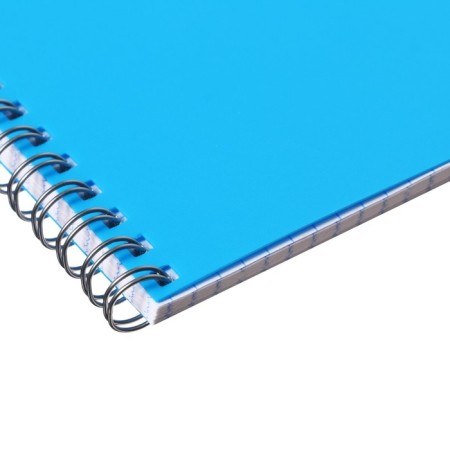 Notebook on the crest A4 60 sheets in the Calligrata cage is blue, plastic cover, offset block-2
