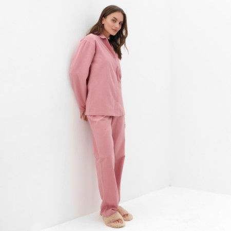 Пижама женская (рубашка и брюки) KAFTAN "Basic" р.48-50, розовый-5