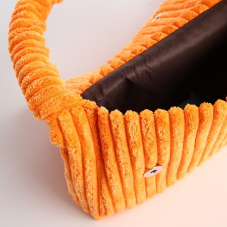 Youth bag on magnet, orange color-5