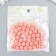 Busins ​​plastic "Coral-pink" glossy set 25 grams d = 1 cm