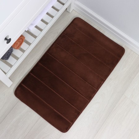 Savanna Memory Foam bath and toilet rug, 50 × 80 cm, brown color-1