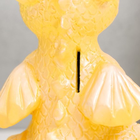 Piggy bank "Dragon" 18x10x10 cm, yellow-6