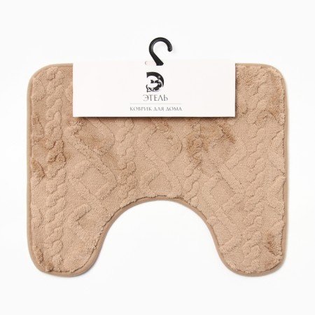 Bathroom mat Ethel "Pattern", col. Beige, 40x50 cm-3