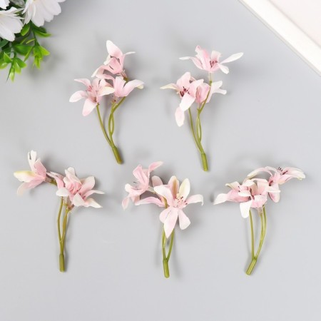 Flowers for decorating "Lilenik" pink 8.5 cm-2