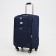 Small suitcase 20 "on lightning, code castle, with extension, blue color