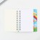 Notepad Notepad with dividers on the rowing "Owl" A7 format, 40 sheets