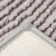 Set of bathroom rugs Ethel Bukley color gray 2 pcs, 38x58 cm, 48x38 cm
