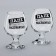 Gift set of glasses for cognac "Dad needs", 265 ml