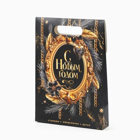 New Year's gift set, diary, stickers, pen “Happy New Year! Dream "-5
