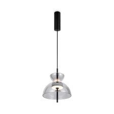 Suspension lamp Maytoni Mod185PL-L6B3K5, LED, 12 W, 250x250x3480 mm, 1200 lm, 3000k, black