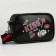 Children's bag for Kiss, artificial leather, on a strap, black, 18x6x11 cm