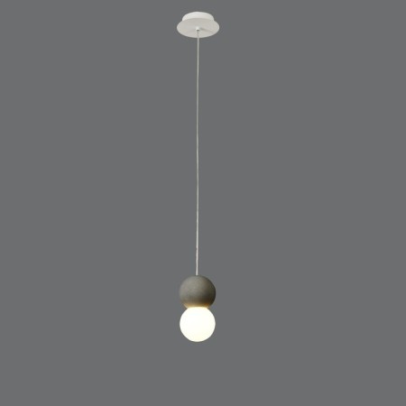 Suspended chandelier Mantra Galaxia, E27, 1x20W, 210 mm, white color-1