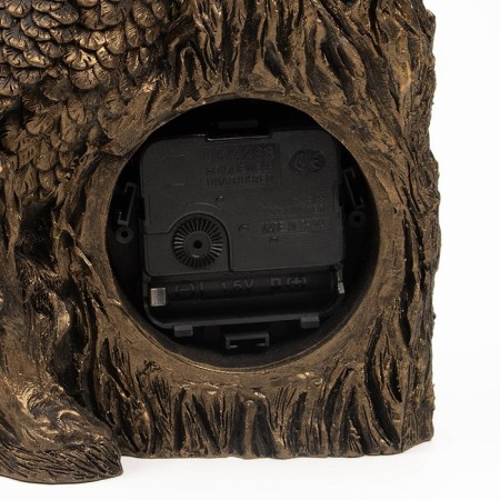 Table watch "Owl", discrete move, 17.5 x 18 cm-4