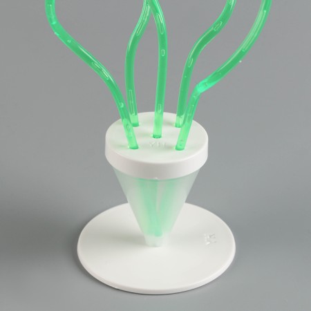 Set "wave", wand+holder+stand, set of 5 pcs., Green-2