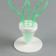 Set "wave", wand+holder+stand, set of 5 pcs., Green