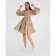 Dress summer female mist size 48-50, beige