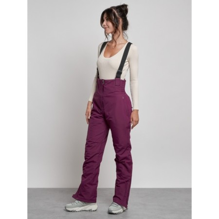 Semicunners of women's winter, size 44, dark purple color-14