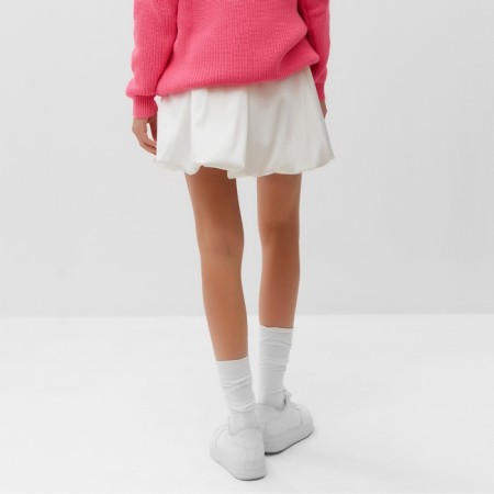 Ballon Skirt Women Mini Mist, p. M, milk-3