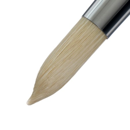 The brush is round stubble, Hana compose No. 14 (hair length 43 mm), short matte handle-2