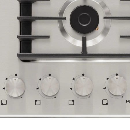 Krona Hagel 60 IX W, gas, 4 burners, silver.-3