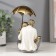 Souvenir Polystone Romance "Lovers kiss under the umbrella" Bezh 18x10x18 cm