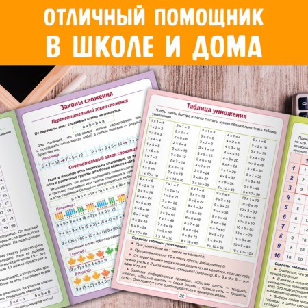 Collection for grades 1–4 "All Mathematics Rules", 44 p.-3