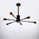 Etinger chandelier 6x40W E27 Black 94x94x50 cm Bayerlux