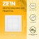Ventilation grate Zein Lux LP162, 162 x 162 mm, with a net, detachable