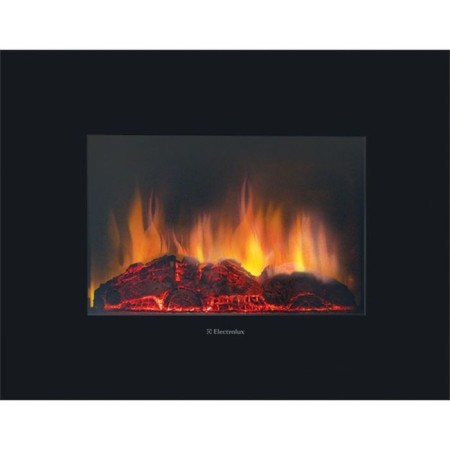 Electric fireplace Electrolux EFP/W-1100ULS, 1800 W, 2 modes, remote control, black