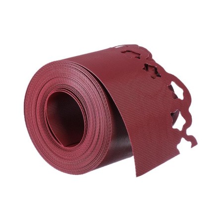 Border tape, 0.15 × 9 m, thickness 1.2 mm, plastic, curly, red, greengo-5