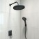 Shower mixer IDDIS SLIDE SLIBL00I67, single -leaf, without watering can, without spout, black