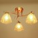 Chandelier 1084/3GD 40W E27 gold 52x52x23 cm Bayerlux