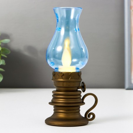 Night "Kerosene Lamp" LED candle from 3xlr44 batteries 5.5x5x14 cm Risalux-1