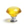 Handle button Cappio, color Gold "Diamond", glass, d = 30 mm