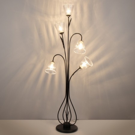 Taleser "Bell" 5he27 15W black 51x28x160 cm-1