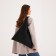 Bag Women's Shoper on the button, black color
