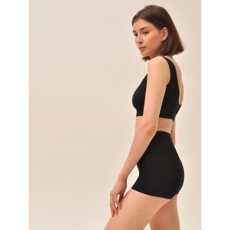 Women's shorts with the braid "Kosichka" Mirey Shorts Plait, size 44-46, black color-2