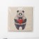 Stellyer box for storage with a lid "Panda in love", 30 × 30 × 28.5 cm