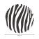 The tablecloth “Zebra colors”, round, Saten, d = 150 cm
