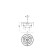 Suspended lamp 60W, 5kHE14, 33x47 cm, chrome