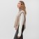 Jumper (Poncho) Women's Minaku: Casual Collection Beige Color, Rr. 42