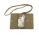 Passport cover, genuine leather, olive 14x10x0.5 cm